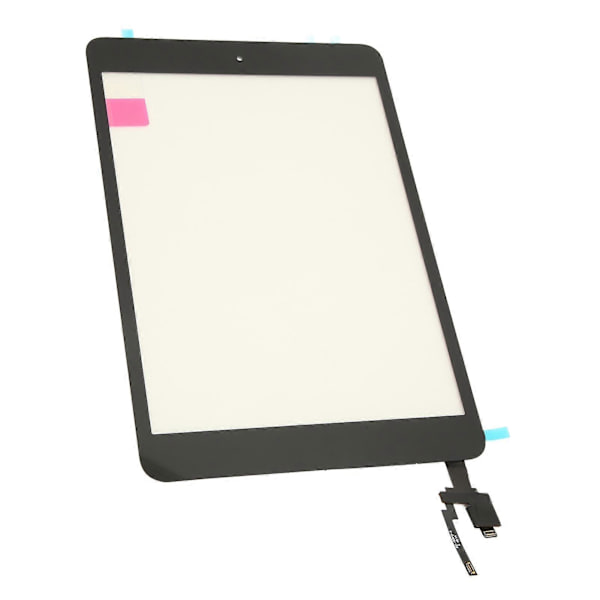 Tablett Digitizer Berøringsskjerm Herdet Glass Tablett Digitizer Berøringsskjerm Erstatning med Hjemknapp for Mini 3 Svart