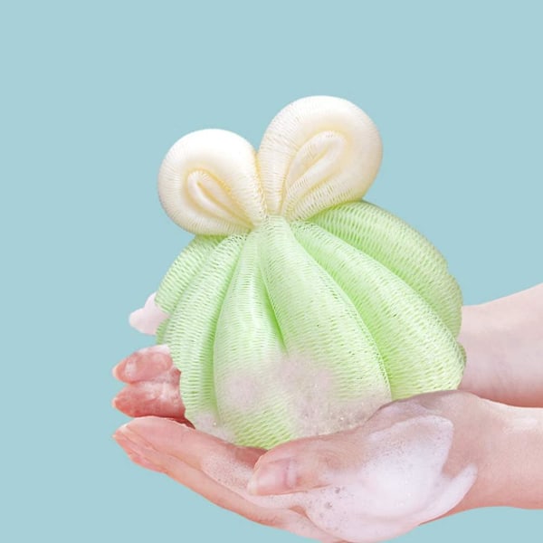 2 st Duschsvampar Loofah Nätpåse Duschboll Kroppsskrubb Exfolierande Bubbeltillverkare För Kroppstvål Män Kvinnor Badrum Hud, Slumpmässig Färg - -