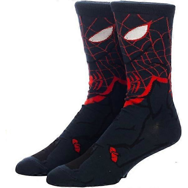 Männs strumpor Polyesterstrumpor Spiderman Crew Socks