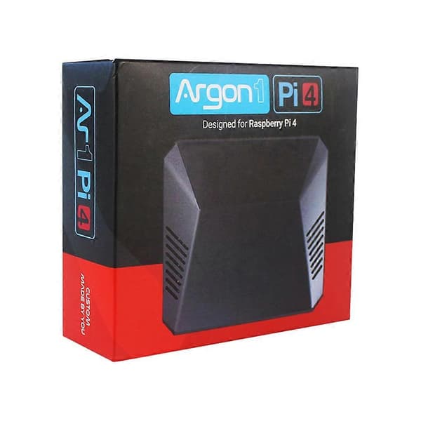 Raspberry Pi 4 Aluminiumhus Argon ONE Pi 4 V2 Hus Aktiv Passiv Kjøling Skall Strømbryter for Raspberry Pi 4 Modell B