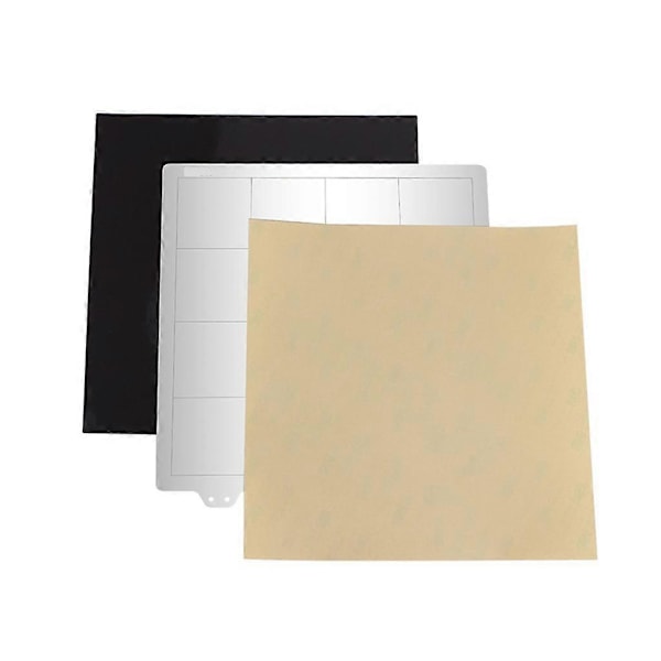 220x220 Värmebäddplattform Stålplåt Kit Magnetisk Klistermärke B-sida PEI för 3D-skrivare för Prusa i3 Anet A8 A6