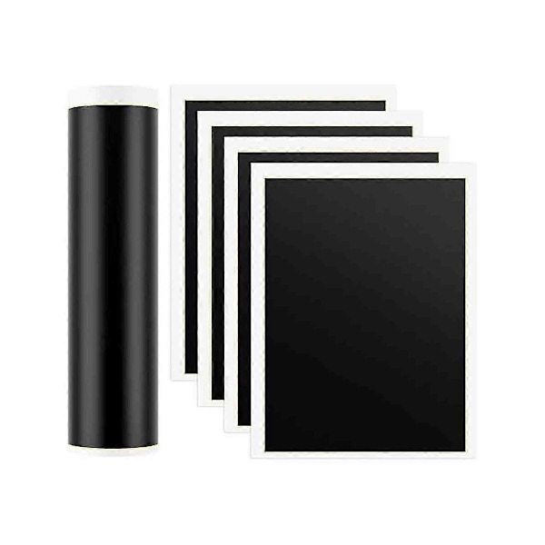 2 st svarta lasergraveringspapper, 39x27cm Laserfärgad graveringspapper för metall, glas, ce