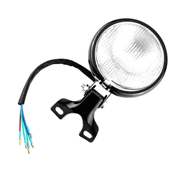 5\" Motorsykkel Hovedlys Lampe Pære For Yamaha Kawasaki Honda Suzuki Choppers Rund Hvit