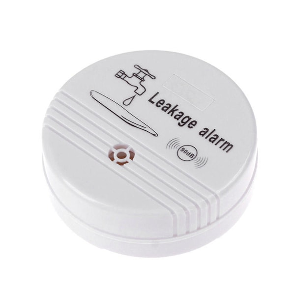 Trådlös Vattenlarm Oberoende Batteridriven Vattenlarmsensor Detektor 85dB Larm Vatten