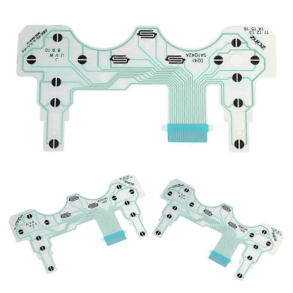Ersättningsknappar Bandkretskort för PS2 Vibrationskontroll Ledande Film Tangentbord Flexkabel PCB SA1Q42A