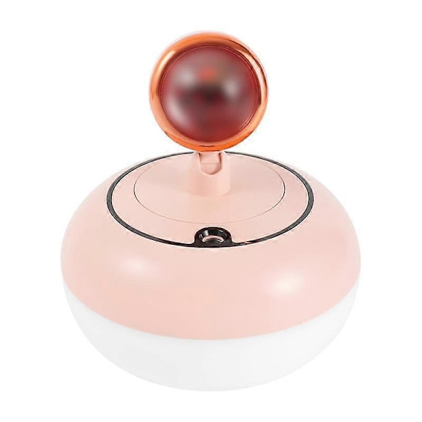 Nattlys 2 i 1 Mini Trådløs Lampe Luftfukter Diffuser Skrivebord Kontor Ta Bilder Rosa