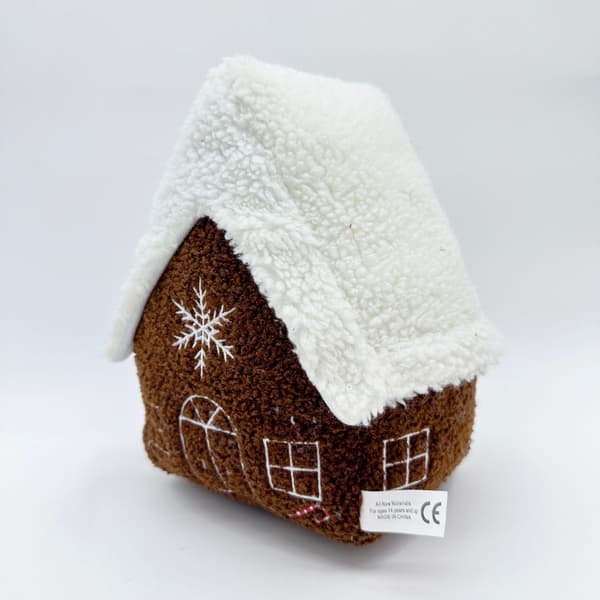 Julepepperkakehus i plysj, julepepperkakehusdukke