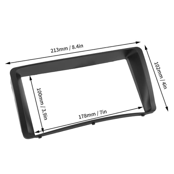 2Din 7 tum Navigationsramar DVD Stereo Radiospelare Panel Trim Passar för Corolla 03-06