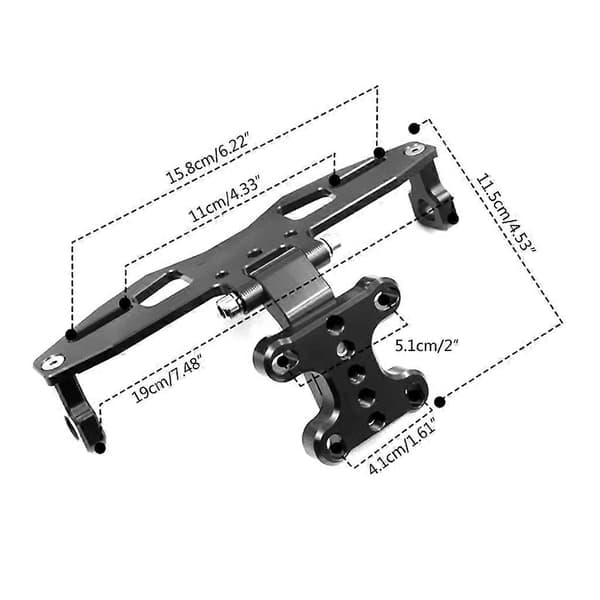 Motorcykel Nummerpladeholder Beslag Aluminium til TFX150 MslaL150