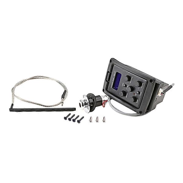 Pickup-tuner, volumkontroll, pickups, akustisk gitarforforsterker, EQ, equalizer