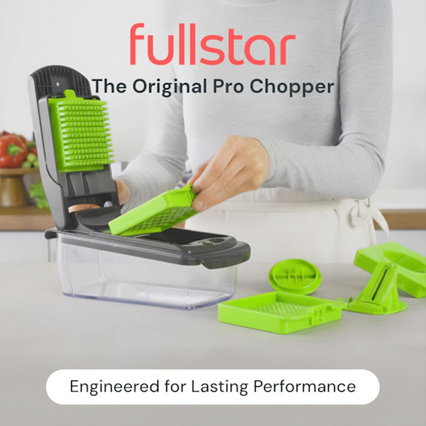 Original Profesjonell Grønnsakskutter — Grønnsakskutter og Spiralizer, Mathakker med Beholder Green