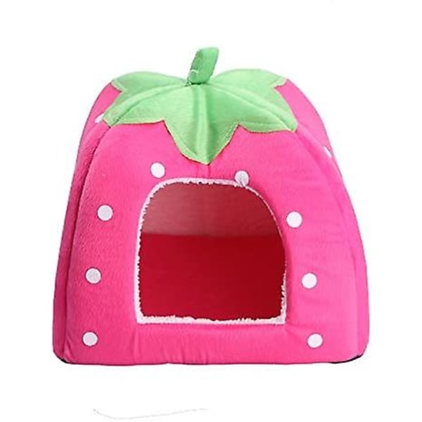 Pet Dog&cat Bed House Doggy Puppy Kitten Kennel (pink, L) L Pink