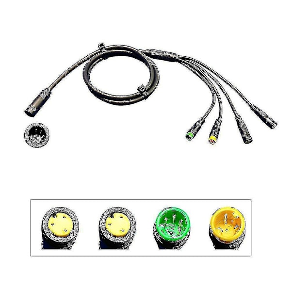 1t4 Eb-bus Kabelharness til Bafang Bbs01 Bbs02 Mid