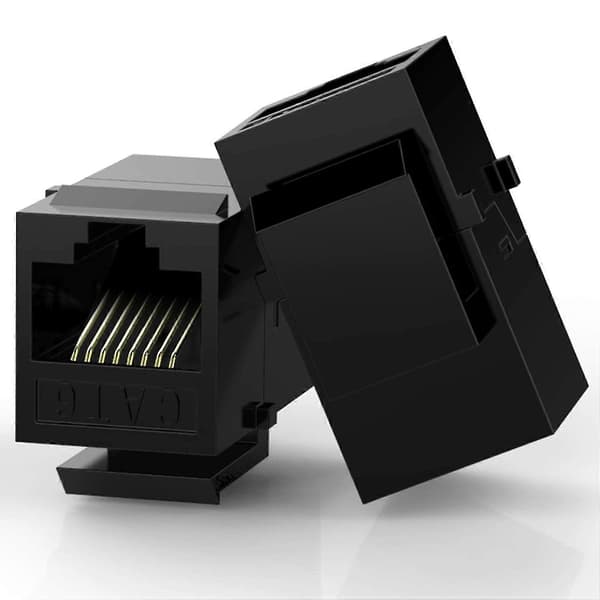 25 st RJ45-kopplingar Cat6 Jackar Inline-koppling Hon till Hon Insättningskoppling