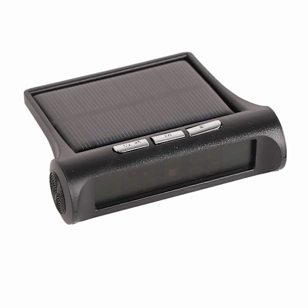 TPMS Solardriven Däcktrycksövervakning Realtidsvisning Alarm Tryck 4 Externa Sensorer för Bil Färgskärm Extern (Vietnamesiskt Röst)