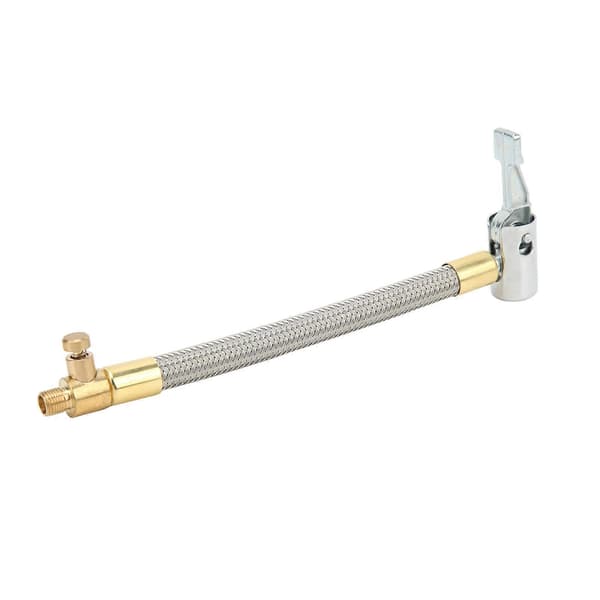 5 st 10 cm Däckpumpsslang Snabb Inflation Luftpump Förlängningsslang Adapter för Motorcykel Cykel
