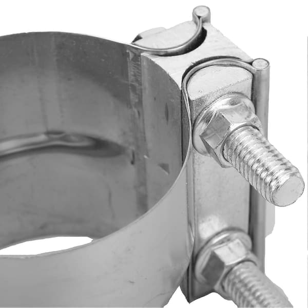 3 tommer Udstødningsbåndklemme Lapsamling Rustfrit Stål Kobling til Lydpotte Nedrør Header Manifold
