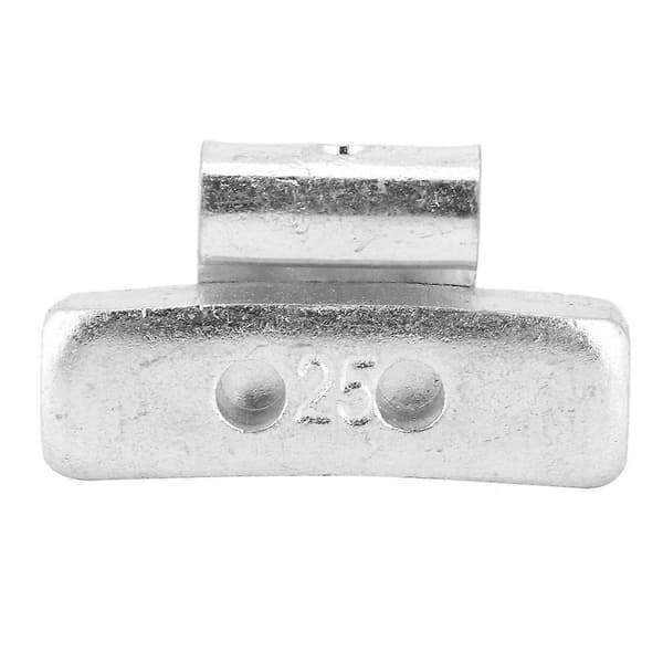 40 st 25g 0,88oz P-formade hjulbalansvikter i aluminiumlegering för montering