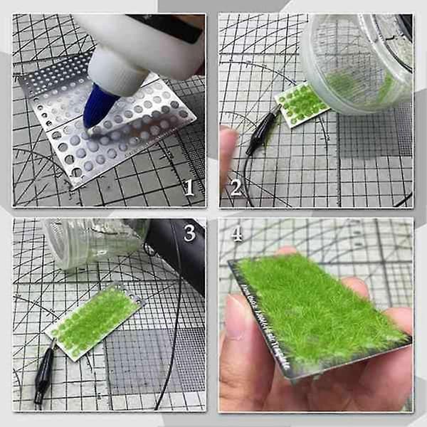 Flocking-setti Static Grass -sovellin Abs Flocking -kone Liukumattoman Kahvan Kanssa Diy -pöytään
