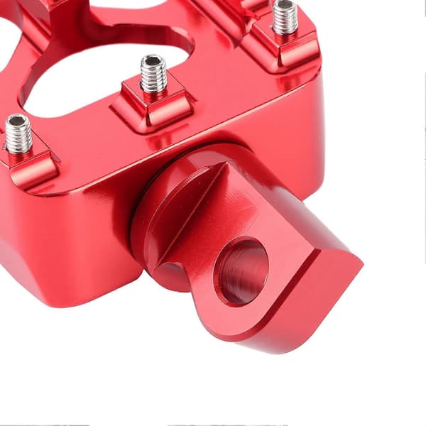 Universal Motorcykel Fotstöd Fotpedal 10mm Installationsdiameter CNC Aluminiumlegering Passar för DynaRed