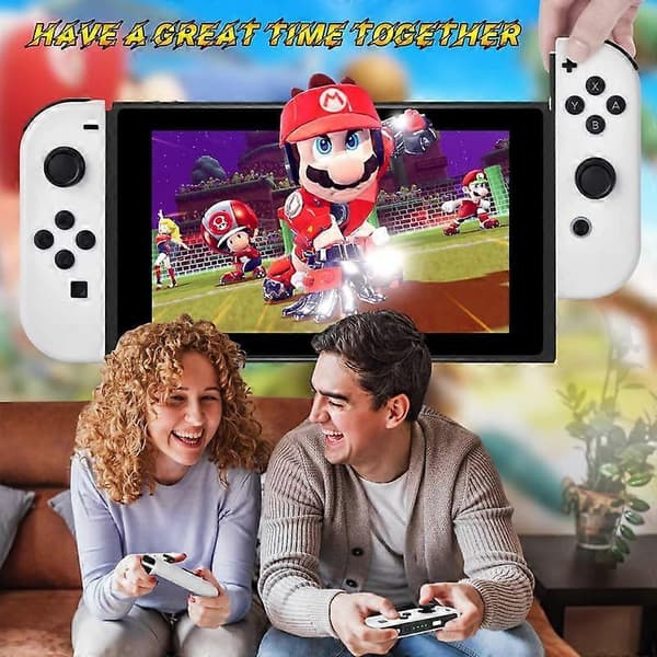Nintendo Switch-controllere Kompatibel med Nintendo Switch/LITE/OLED, Vibration/Joystick Support Wake-up/Screenshot/Motion Control/Sport, Ingen NFC