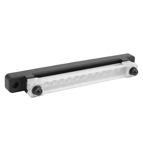 12-Terminal Bussbar 150A Bussbarblokk med Transparent Deksel for Bil Båt Marine Caravan Bobil