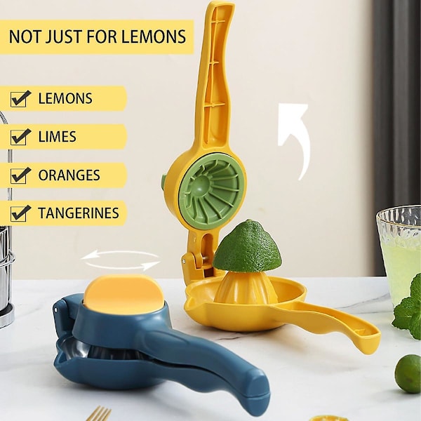 Citronpresser, Manuel Saftpresser Citronpresser, Saftpresser Citrus Citronpresser, Ny Opgradering Frugtpresser Med Rotationsknap Køkkenredskab
