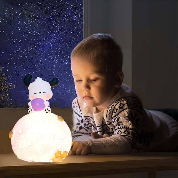 Puppy Planet Nattlampa Planetlampa Barnlampa, Nattlampa, Hartshantverk Dekoration, Söt Rum Dekoration Sänglampa Söt Födelsedagspresent Lämplig För Ba
