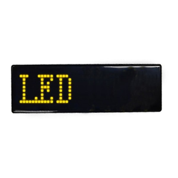 LED-app-display för tandläkare Namnskylt Ljusstark Rullande Med Ljus