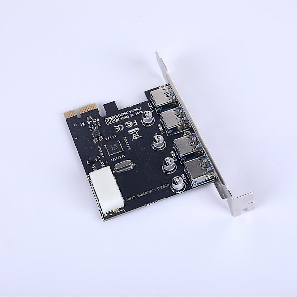 3.0 PCI-e - USB-laajennuskortti, sisäänrakennettu työpöytäsovitinkortti, 4 porttia, nopea 3.0usb