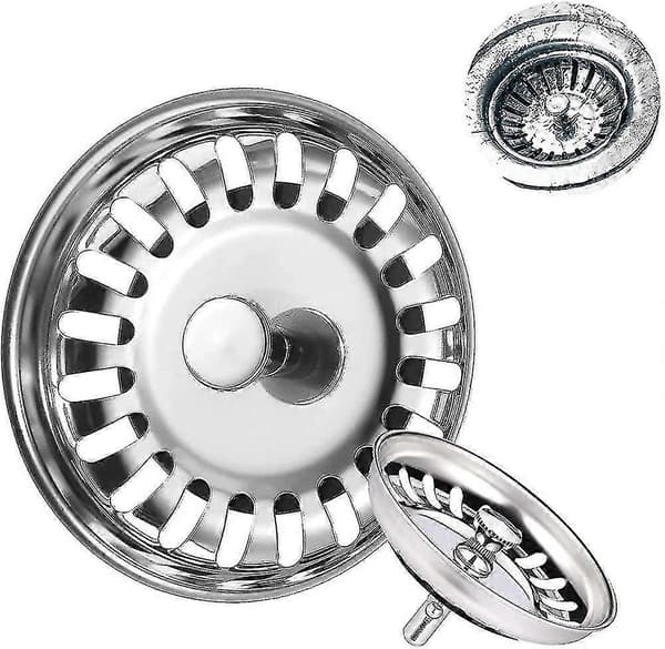 Köksho Strainer Köksho Plugg, 2-pack Universal Sänkpluggar Badplugg