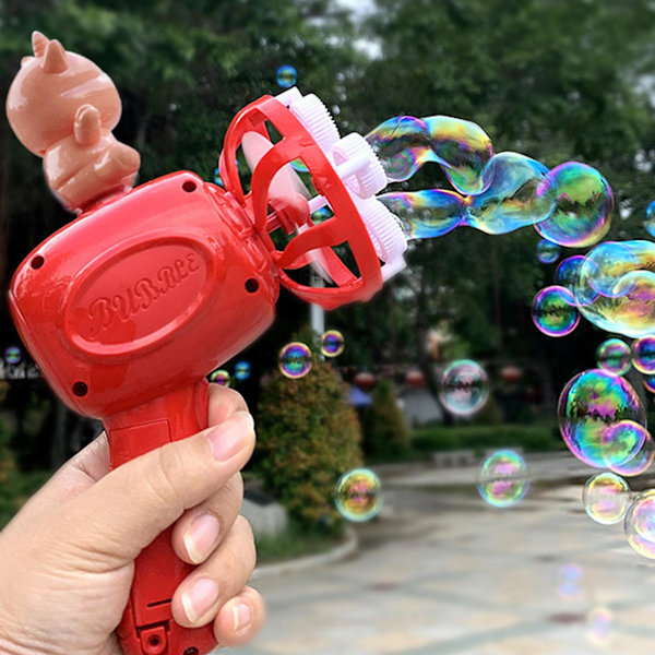 1 Set 100ml Bubbelmaskin Djurtema Kul med Vattenbricka Skapa Atmosfär Dinosaurier Kor Fläktformad Bubbelblåsare Utomhusleksak
