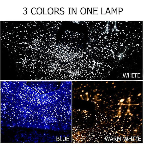 Stjernelys Lampe Galakselys LED Lampe