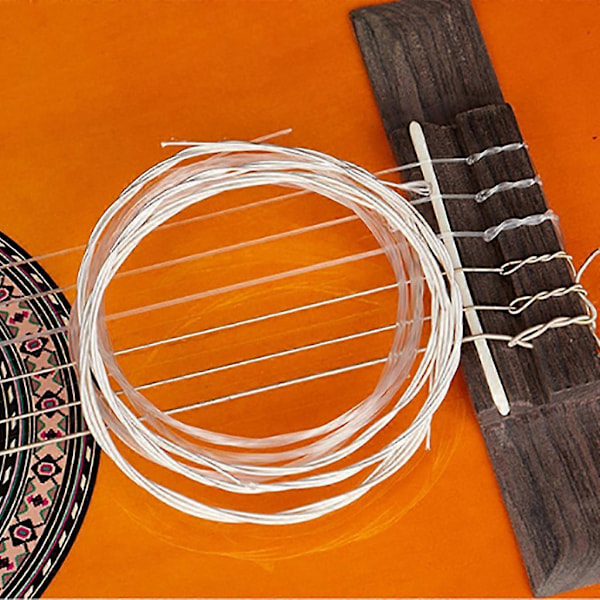6-pack Gitarrsträngar Professionella Musikinstrument Nylon Gitarrsträngar Set