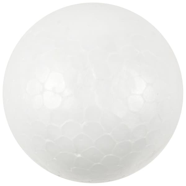 10 stk. Modellering Håndverk Polystyren Skumkule Kule 6cm---Hvit