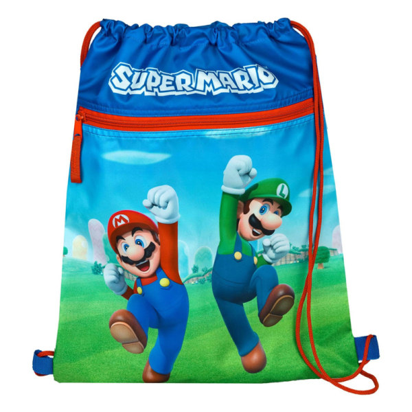 Super Mario Gymbag - Gymnastikpåse 39x30cm
