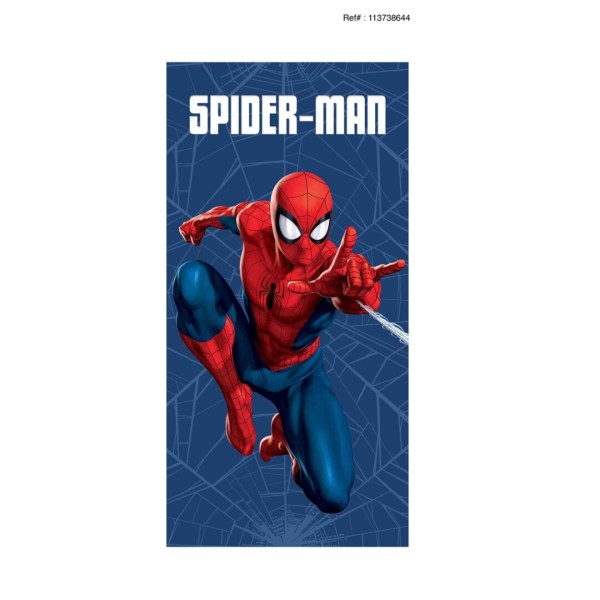 Spiderman Badhandduk Handduk 140x70cm Spindelmannen - 100%