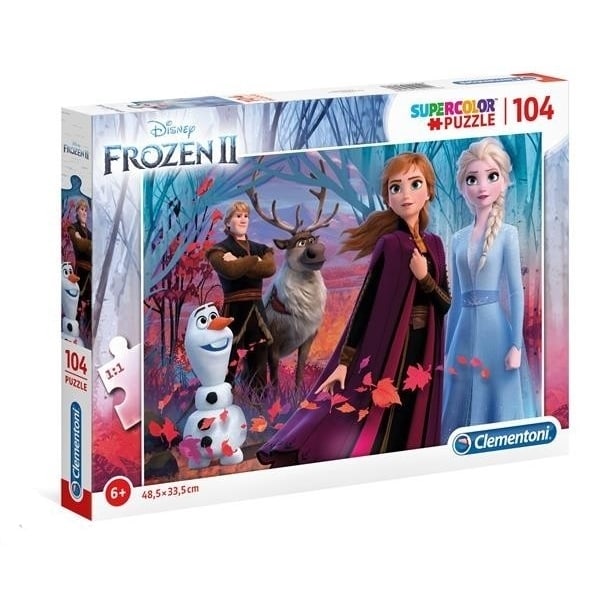 Pussel Super color 104 bitar -  Frozen2 Frost II