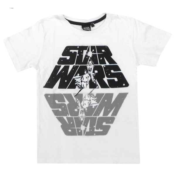 Star Wars T-shirt Kortärmad Vit 134 - ca 9år