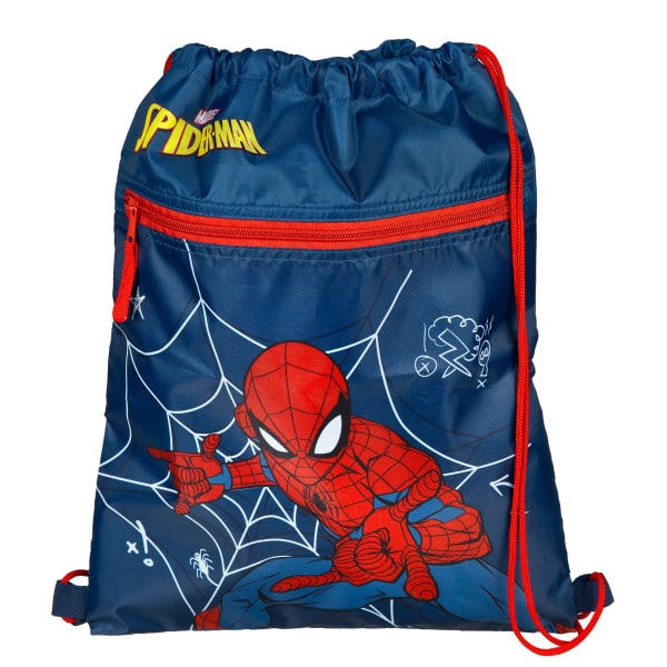 Spindelmannen - Gymnastikpåse - Gympapåse - Spiderman 37x31cm