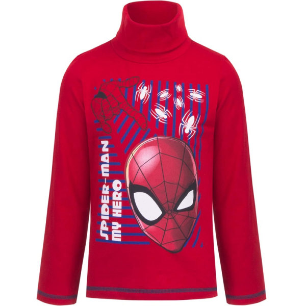 Spiderman Polotröja - Spindelmannen Blå 128 - ca 8år