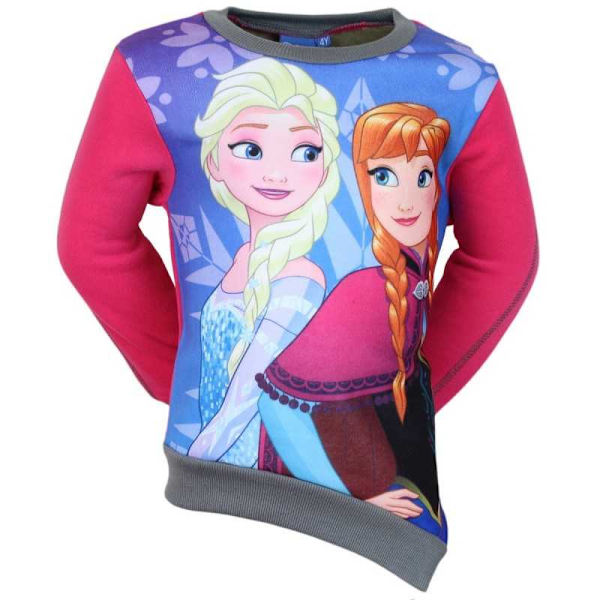Frost Sweatshirt - Frozen Disney storlek 128 Rosa ärmar 128 - ca 8år