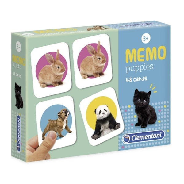 Memo Memoryspel - Djurungar