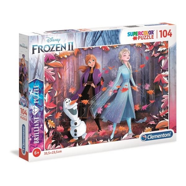 Pussel Kids Brilliant 104 bitar - Frost Frozen II