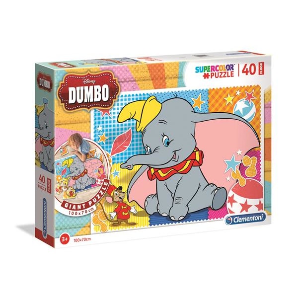Dumbo Maxi Golv-Pussel 40 bitar