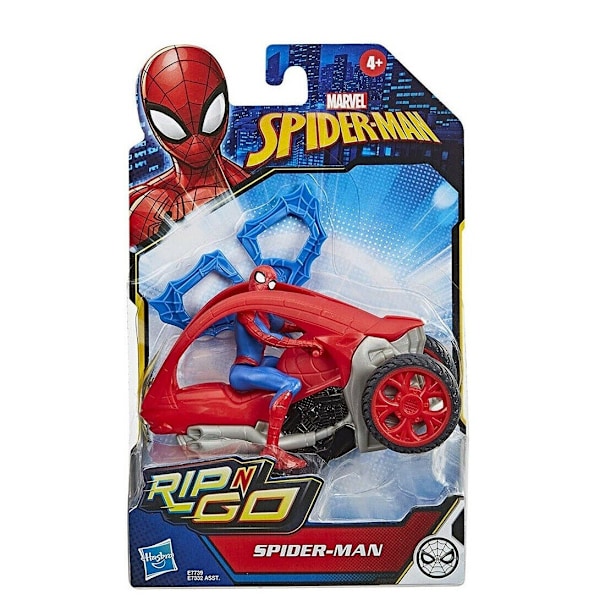 Marvel Spider Man Rip N Go stuntfordon - Spindelmannen