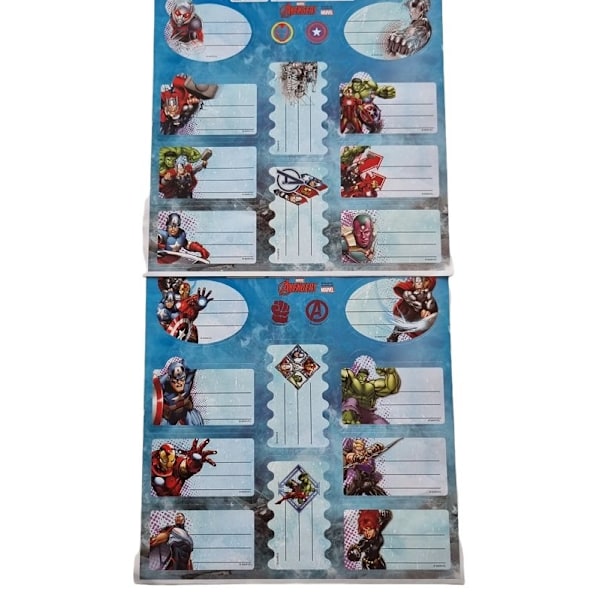 Namnetikett adressetikett - Avengers