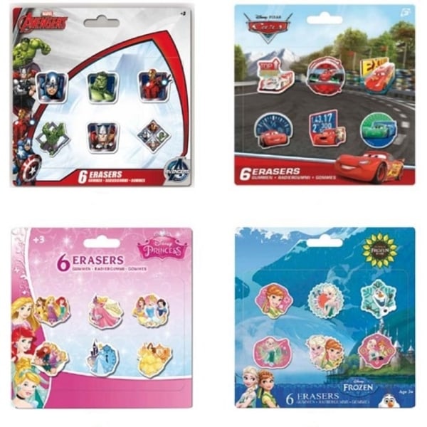 Suddgummin 6-pack storlek ca. 3cm Avengers