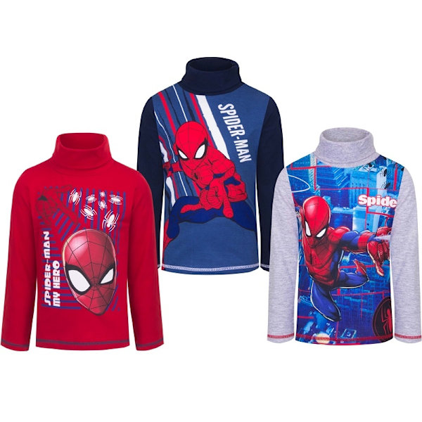 Polotröja - Spiderman - Spindelmannen Röd, 98 - ca 3år