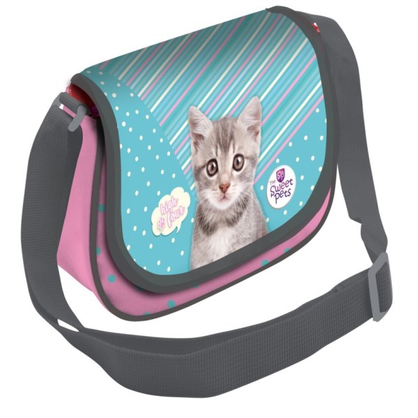 Handväska med kattunge